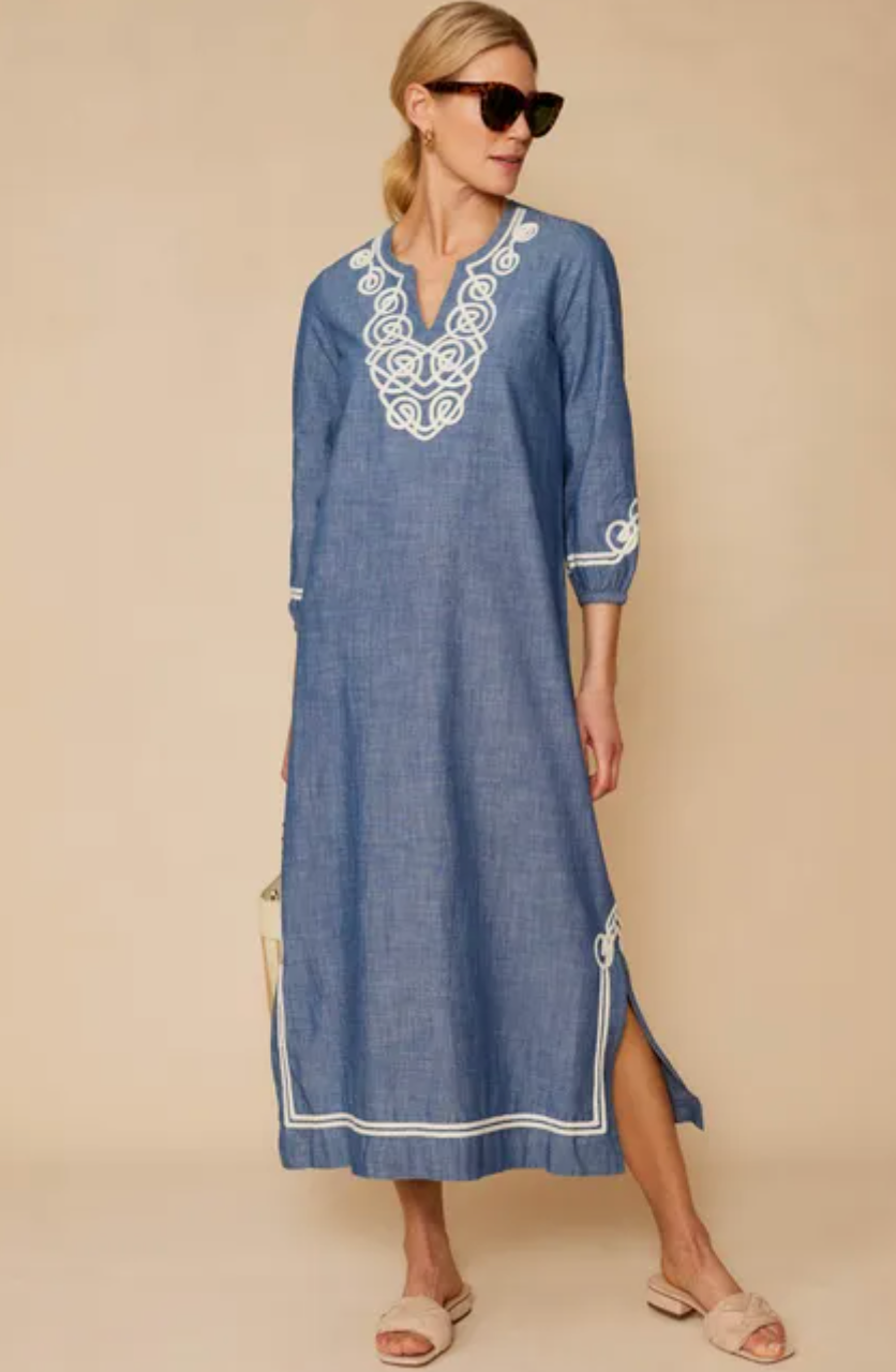 Pansy Denim Dress