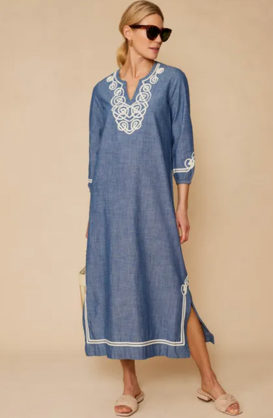 Pansy Denim Dress